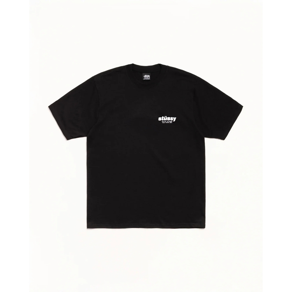 Stussy ROLLERS TEE 短T 黑色 白色 深藍