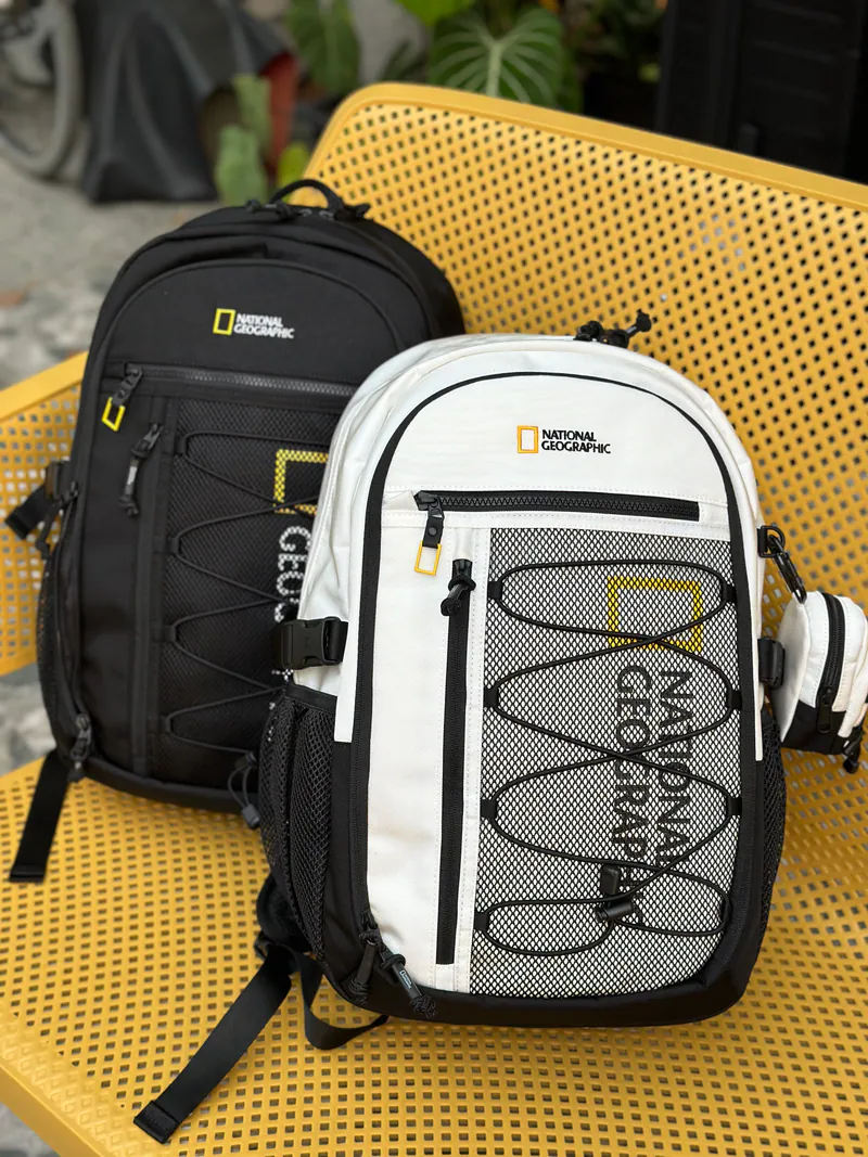 BQ009 National Geographic 多功能網繩背包 28x46cm