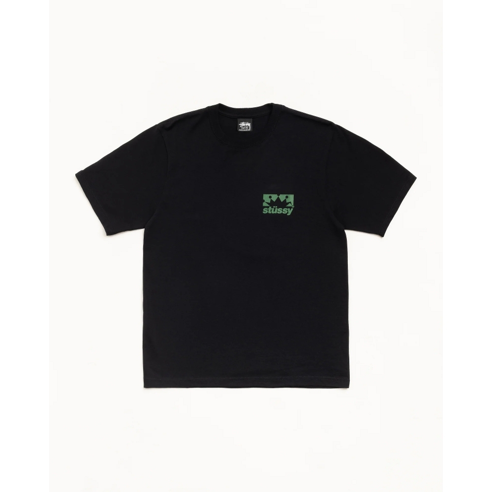 Stussy BOX CROWN TEE 短T 黑色 白色 深藍