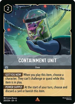 203/204·EN·11 Containment Unit (Rare)