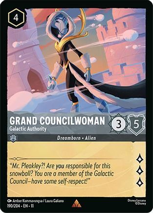 190/204·EN·11 Grand Councilwoman - Galactic Authority (Rare)