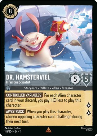 186/204·EN·11 Dr. Hamsterviel - Infamous Scientist (Rare)