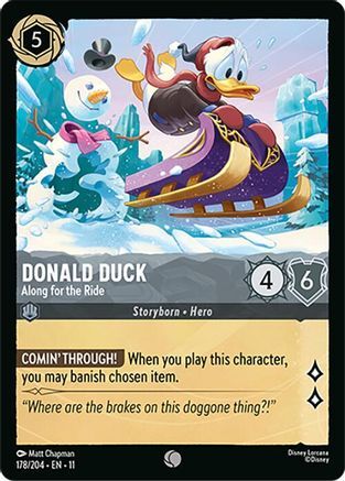 178/204·EN·11 Donald Duck - Along for the Ride (Common)