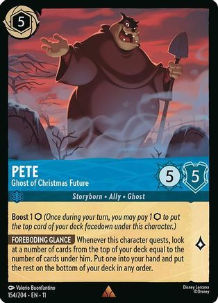 154/204·EN·11 Pete - Ghost of Christmas Future (Rare)
