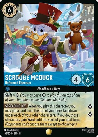 152/204·EN·11 Scrooge McDuck - Reformed Ebenezer (Legendary)