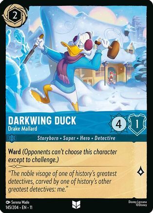145/204·EN·11 Darkwing Duck - Drake Mallard (Uncommon)