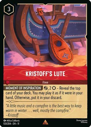 133/204·EN·11 Kristoff's Lute (Rare)