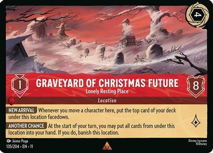 135/204·EN·11 Graveyard of Christmas Future - Lonely Resting Place (Rare)