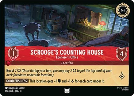 134/204·EN·11 Scrooge's Counting House - Ebenezer's Office (Uncommon)