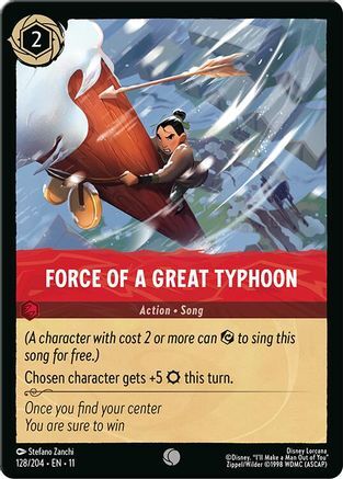 128/204·EN·11 Force of a Great Typhoon (Common)