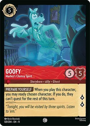 120/204·EN·11 Goofy - Marley's Clumsy Spirit (Common)