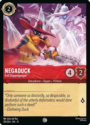 115/204·EN·11 Negaduck - Evil Doppelganger (Common)