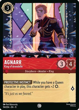 114/204·EN·11 Agnarr - King of Arendelle (Common)