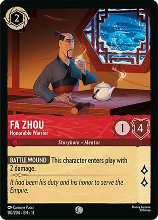 110/204·EN·11 Fa Zhou - Honorable Warrior (Common)