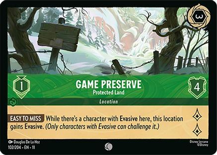 102/204·EN·11 Game Preserve - Protected Land (Common)