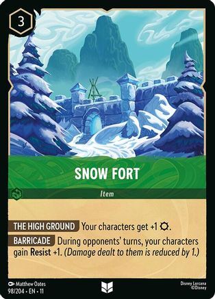 98/204·EN·11 Snow Fort (Uncommon)