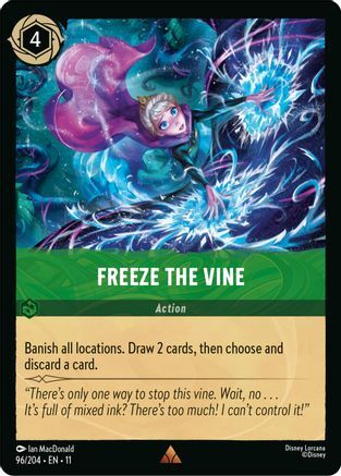 96/204·EN·11 Freeze the Vine (Rare)