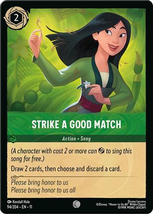 94/204·EN·11 Strike A Good Match (Common)