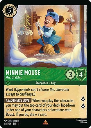 88/204·EN·11 Minnie Mouse - Mrs. Cratchit (Rare)