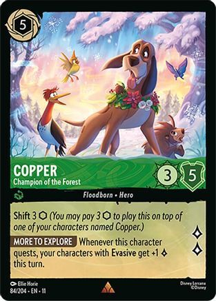 84/204·EN·11 Copper - Champion of the Forest (Rare)