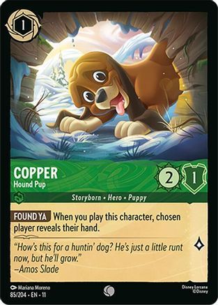 85/204·EN·11 Copper - Hound Pup (Common)