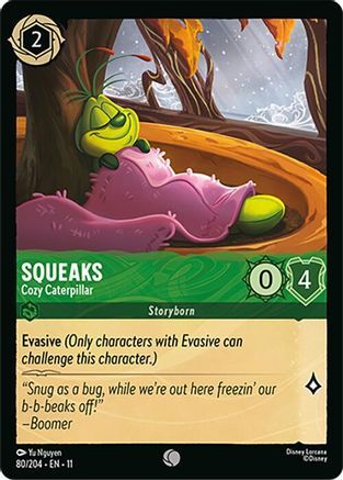 80/204·EN·11 Squeaks - Cozy Caterpillar (Common)