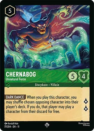 77/204·EN·11 Chernabog - Unnatural Force (Super Rare)
