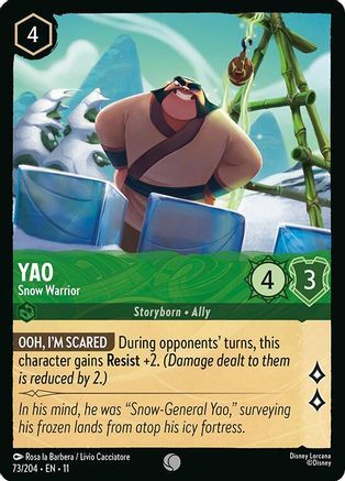 73/204·EN·11 Yao - Snow Warrior (Common)