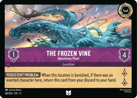 68/204·EN·11 The Frozen Vine - Monstrous Plant (Uncommon)