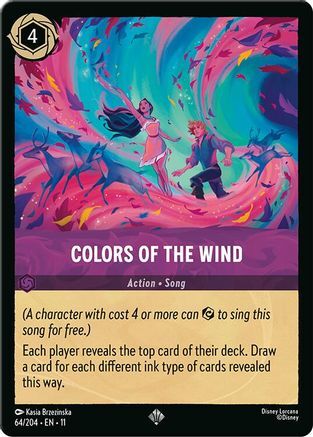 64/204·EN·11 Colors of the Wind (Super Rare)