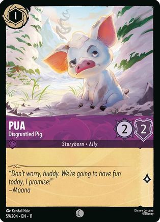 59/204·EN·11 Pua - Disgruntled Pig (Common)