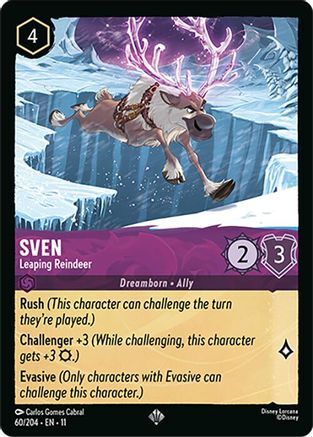60/204·EN·11 Sven - Leaping Reindeer (Super Rare)