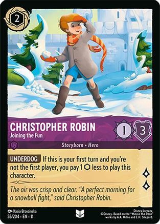 55/204·EN·11 Christopher Robin - Joining the Fun (Uncommon)