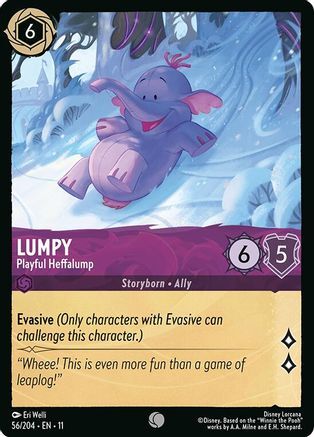 56/204·EN·11 Lumpy - Playful Heffalump (Common)