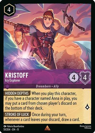 51/204·EN·11 Kristoff - Icy Explorer (Rare)