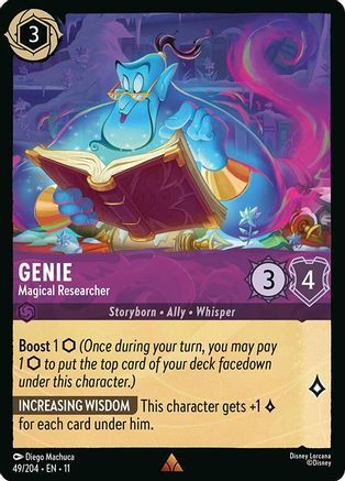 49/204·EN·11 Genie - Magical Researcher (Rare)