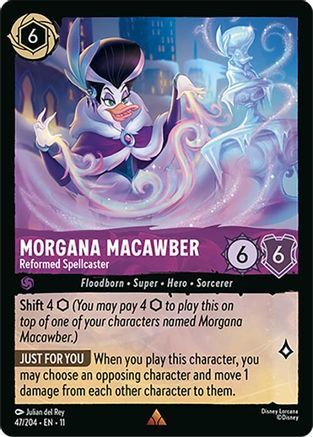 47/204·EN·11 Morgana Macawber - Reformed Spellcaster (Rare)