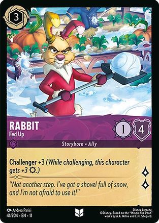 41/204·EN·11 Rabbit - Fed Up (Uncommon)