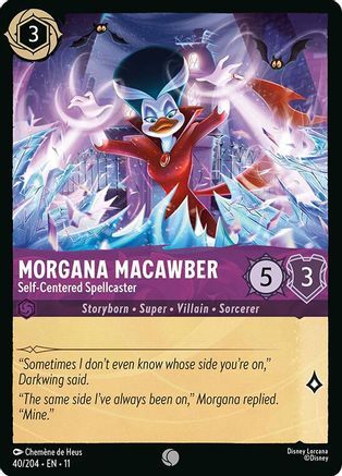 40/204·EN·11 Morgana Macawber - Self-Centered Spellcaster (Common)