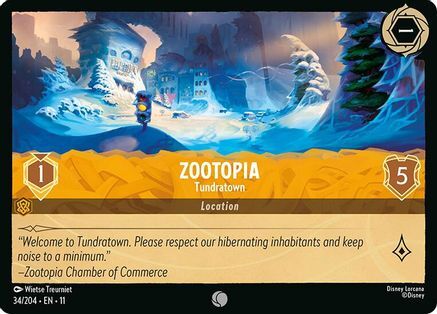 34/204·EN·11 Zootopia - Tundratown (Common)