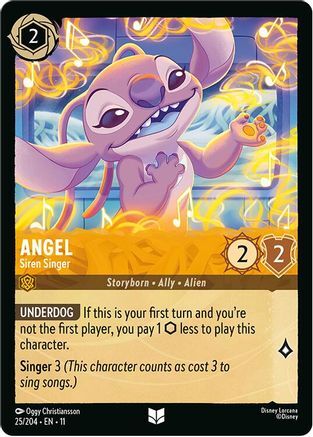 25/204·EN·11 Angel - Siren Singer (Uncommon)