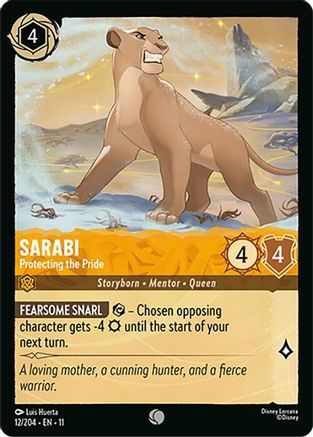 12/204·EN·11 Sarabi - Protecting the Pride (Common)