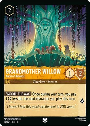 13/204·EN·11 Grandmother Willow - Ancient Advisor (Uncommon)