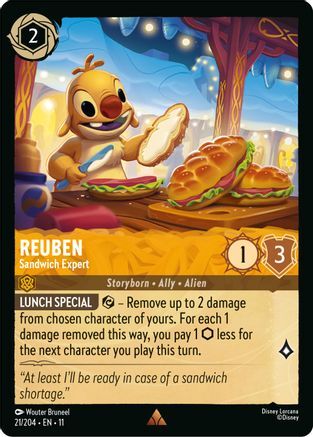 21/204·EN·11 Reuben - Sandwich Expert (Rare)