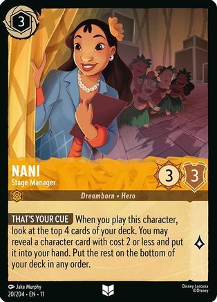 20/204·EN·11 Nani - Stage Manager (Uncommon)