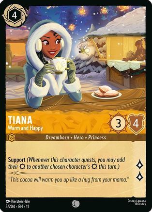 5/204·EN·11 Tiana - Warm and Happy (Common)