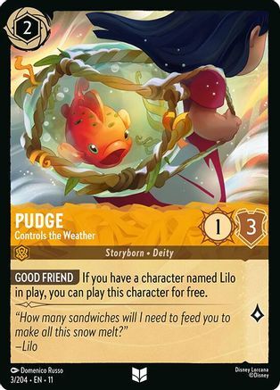 3/204·EN·11 Pudge - Controls the Weather (Uncommon)