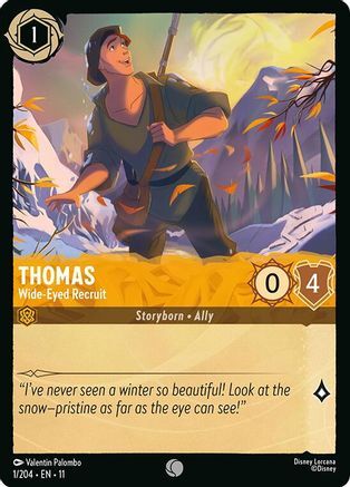 1/204·EN·11 Thomas - Wide-Eyed Recruit (Common)