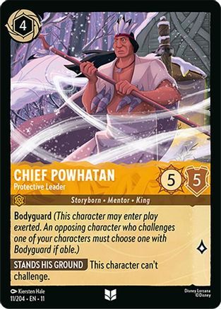 11/204·EN·11 Chief Powhatan - Protective Leader (Uncommon)