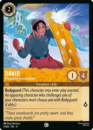 9/204·EN·11 David - Protective Snowboarder (Common)